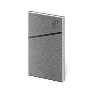 Weekly pocket diary 2023 Grife - grey/black