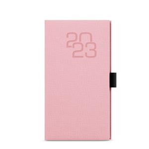Weekly pocket Diary 2023 Jakub Fabric - Pink