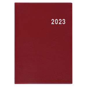 Weekly pocket Diary 2023 Ladislav PVC - Burgundy