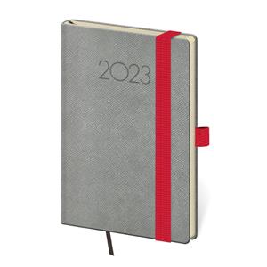 Weekly pocket diary 2023 New Praga dark grey