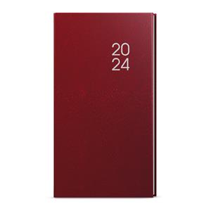 Weekly pocket Diary 2024 Jakub Balacron - Burgundy