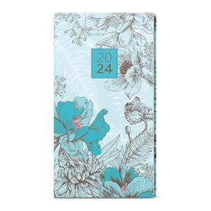 Weekly pocket Diary 2024 Jakub Lamino - Light Blue