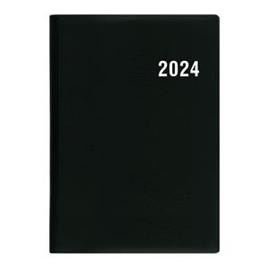 Weekly pocket Diary 2024 Ladislav PVC - Black