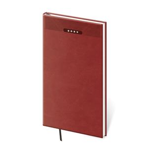 Weekly pocket diary 2025 Print Classic - english red