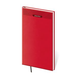 Weekly pocket diary 2025 Print Classic - red