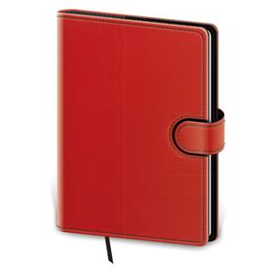 Weekly Pocket Diary 2026 Flip - red/black