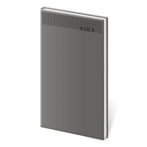 Weekly pocket diary 2026 Gommato - grey