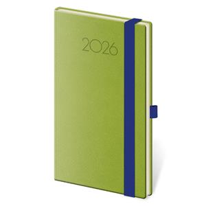 Weekly pocket diary 2026 New Praga - green