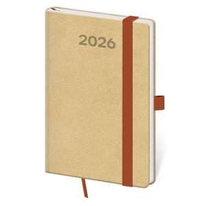 Weekly Pocket Diary 2026 Print Pop - Cappuccino