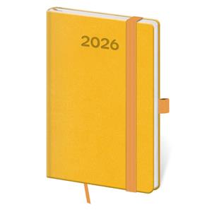 Weekly Pocket Diary 2026 Print Pop - Yellow
