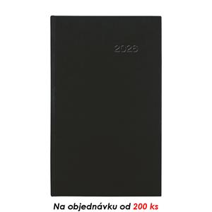Weekly pocket diary 2026 Slovak Viva - black