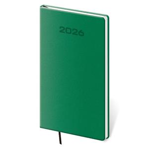 Weekly pocket diary 2026 Soft - green