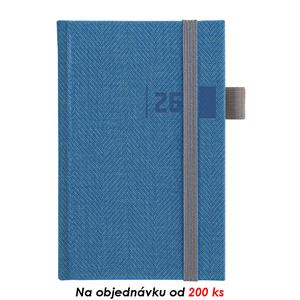 Weekly pocket diary 2026 Tweed - Blue