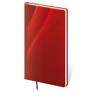 Weekly Pocket Diary 2026 Vario - Red Design