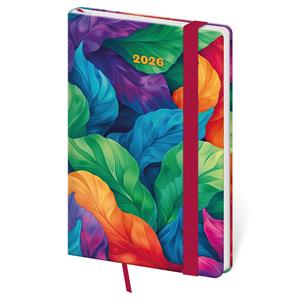 Weekly pocket diary 2026 Vario - Tropical with elastic band