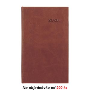 Weekly pocket diary 2026 Viva - brown