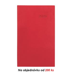 Weekly pocket diary 2026 Viva - red